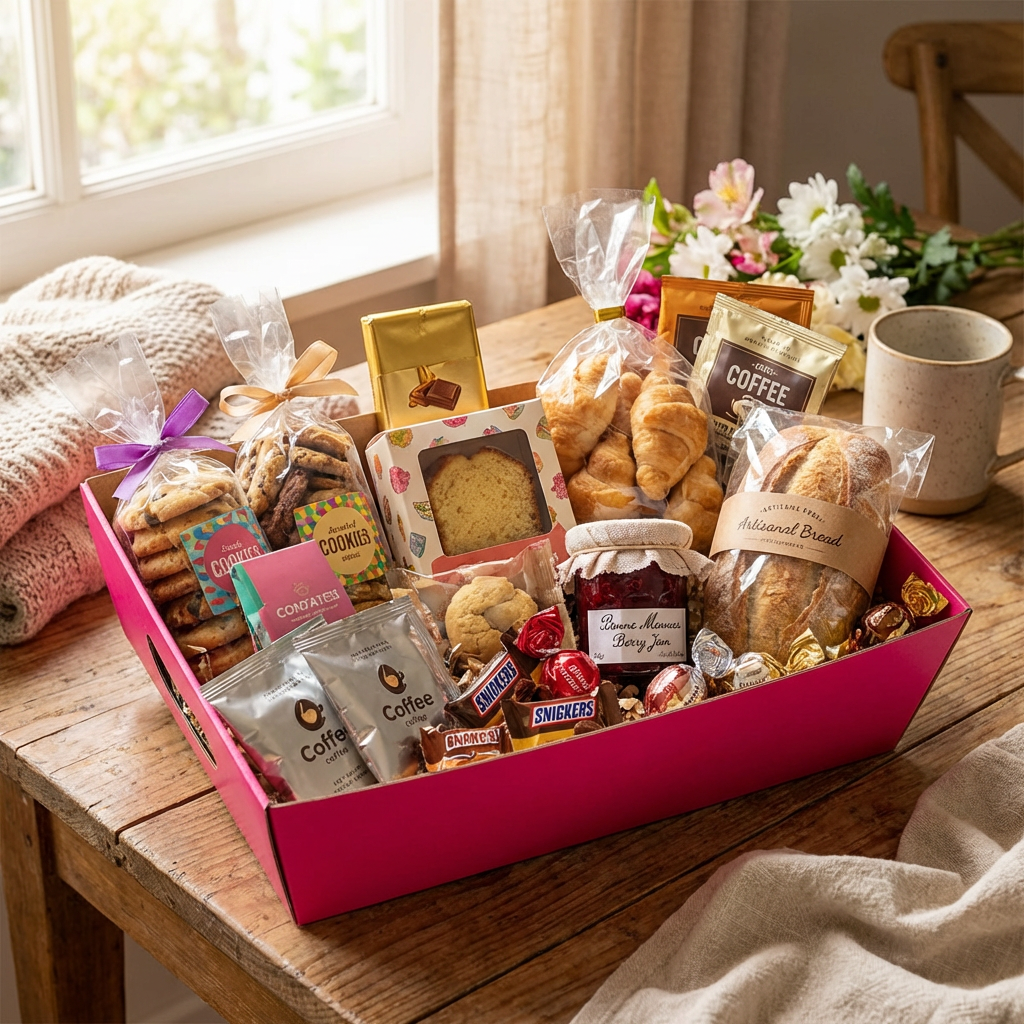 Cesta de Presente Rosa P - PCT 10un