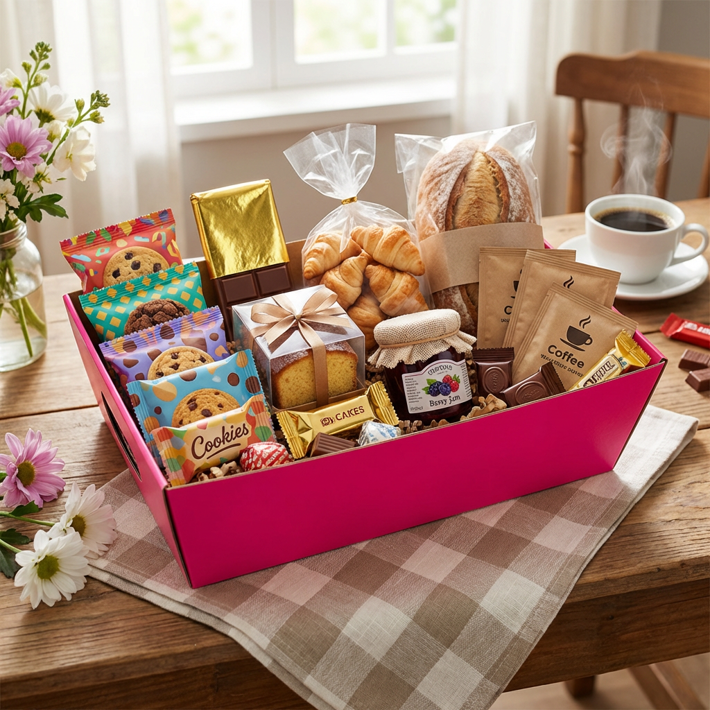 Cesta de Presente Rosa G - PCT 10un