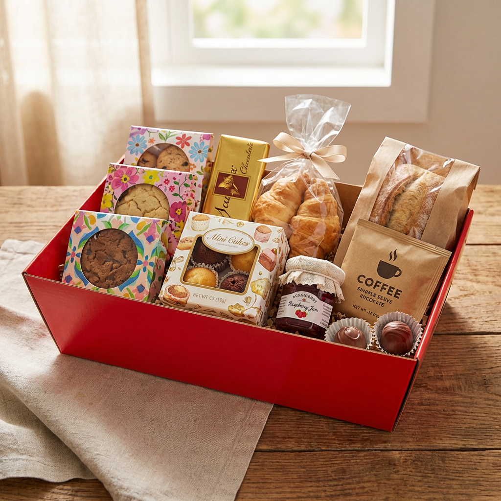 Cesta de Presente Vermelha P - PCT 10un