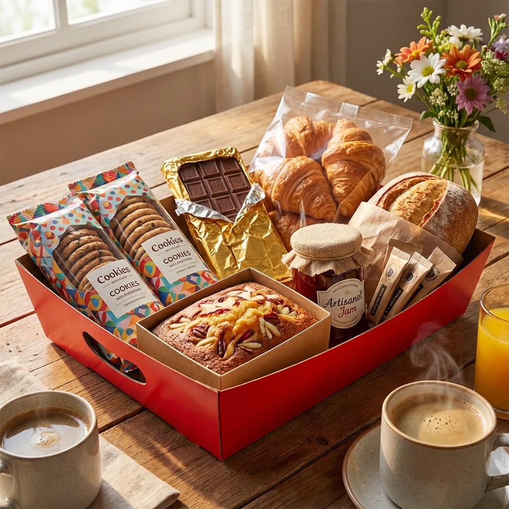 Cesta de Presente Vermelha G - PCT 10un