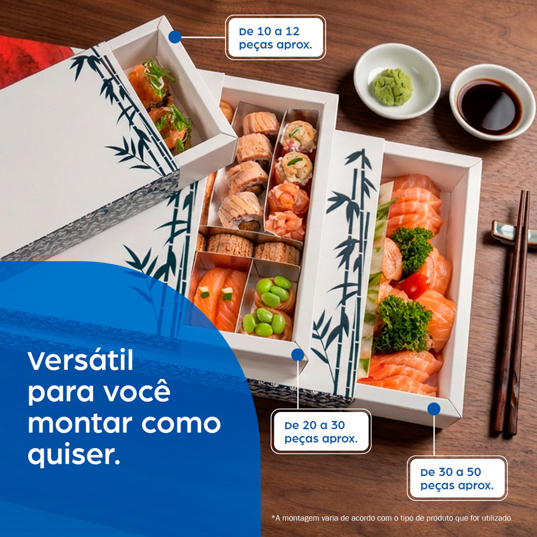 Kit Para Hots Oriental Tóquio Linha Premium - PCT 50un
