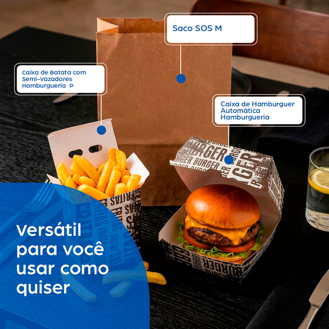 Kit Combo Hamburgueria New York 1 - PCT 50un