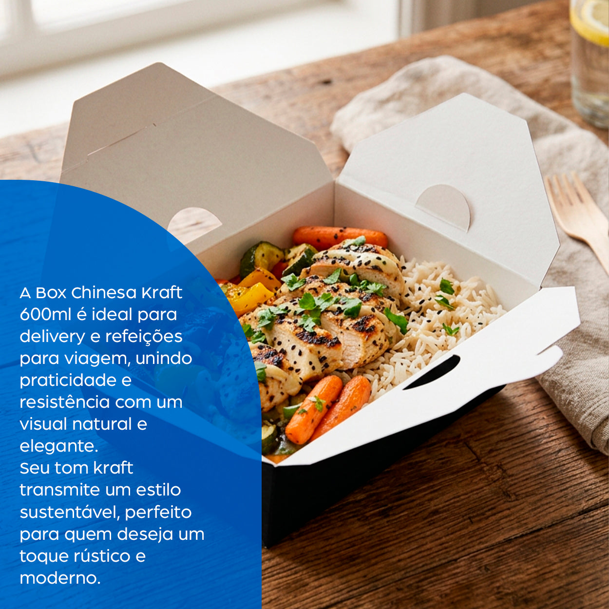 Box Chinesa Black 600ml - PCT 50un