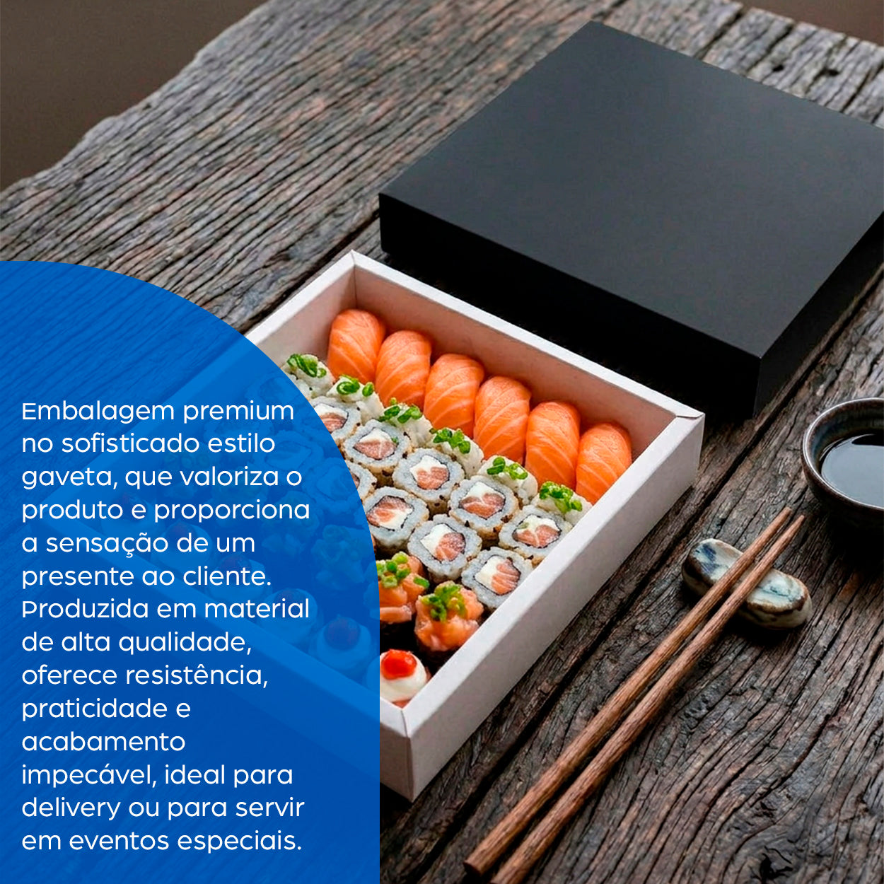 Combinado Gaveta Oriental Black M - PCT 50un