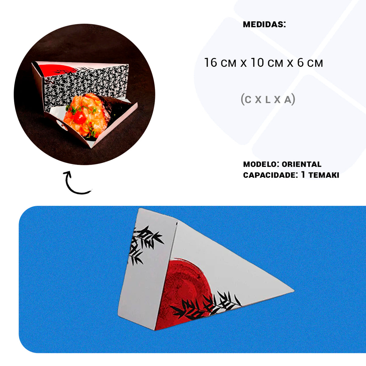Temaki Oriental Tóquio - PCT 50un