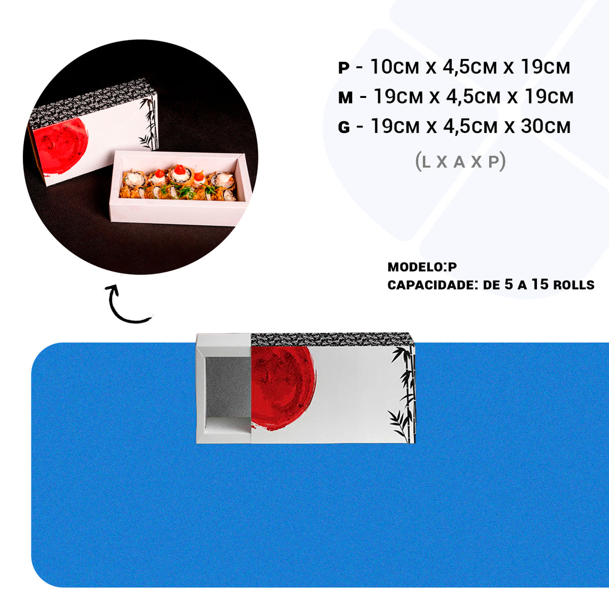 Combinado Gaveta Oriental Tóquio P - PCT 50un