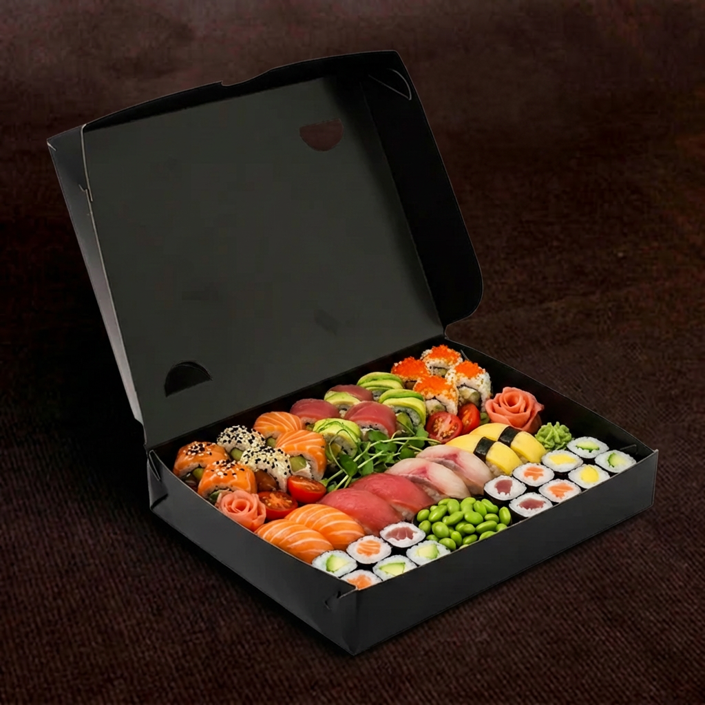 Combinado Oriental Black Quadrado G - PCT 50un