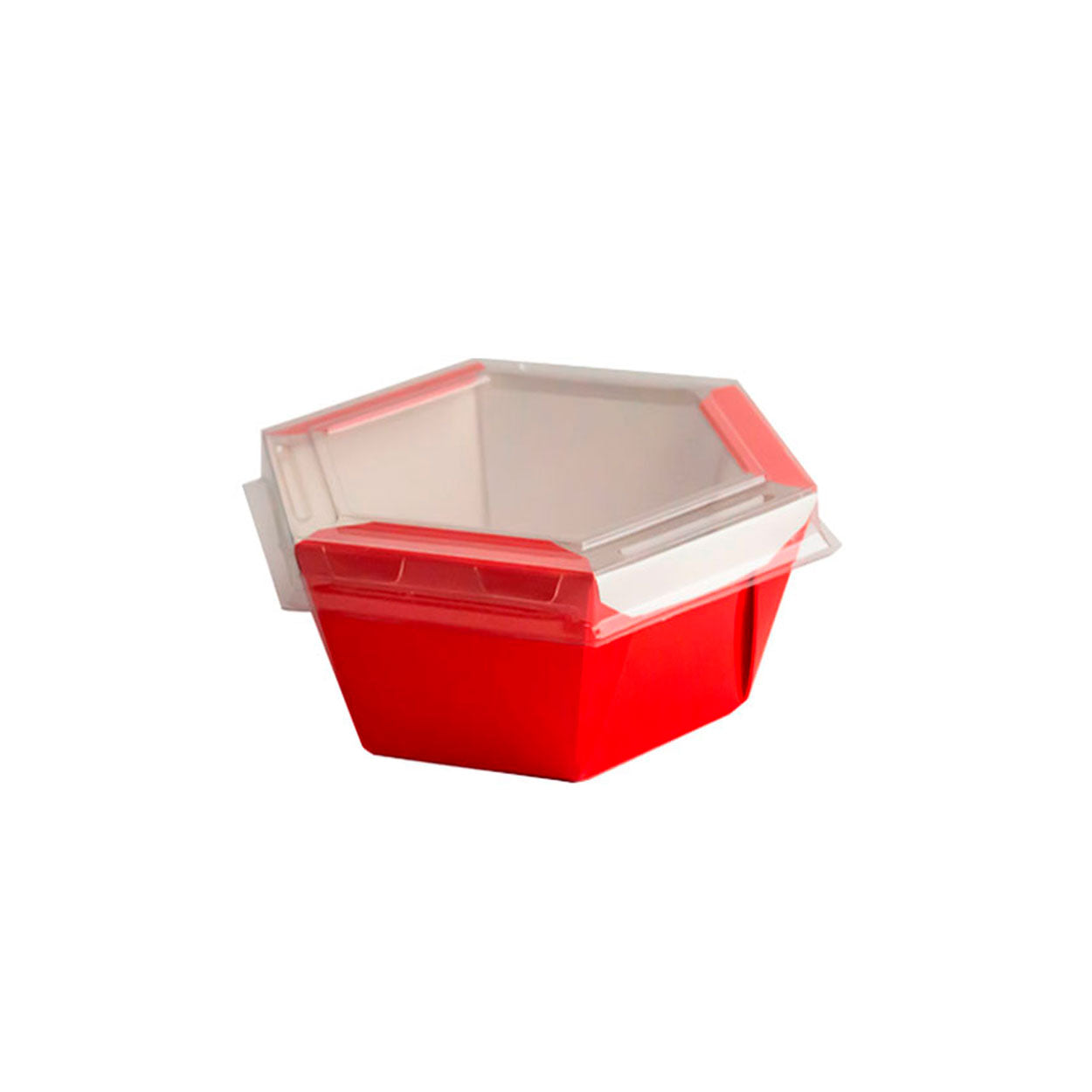 Caixa Para Poke Refeição Vermelha 1200ml - PCT 50un