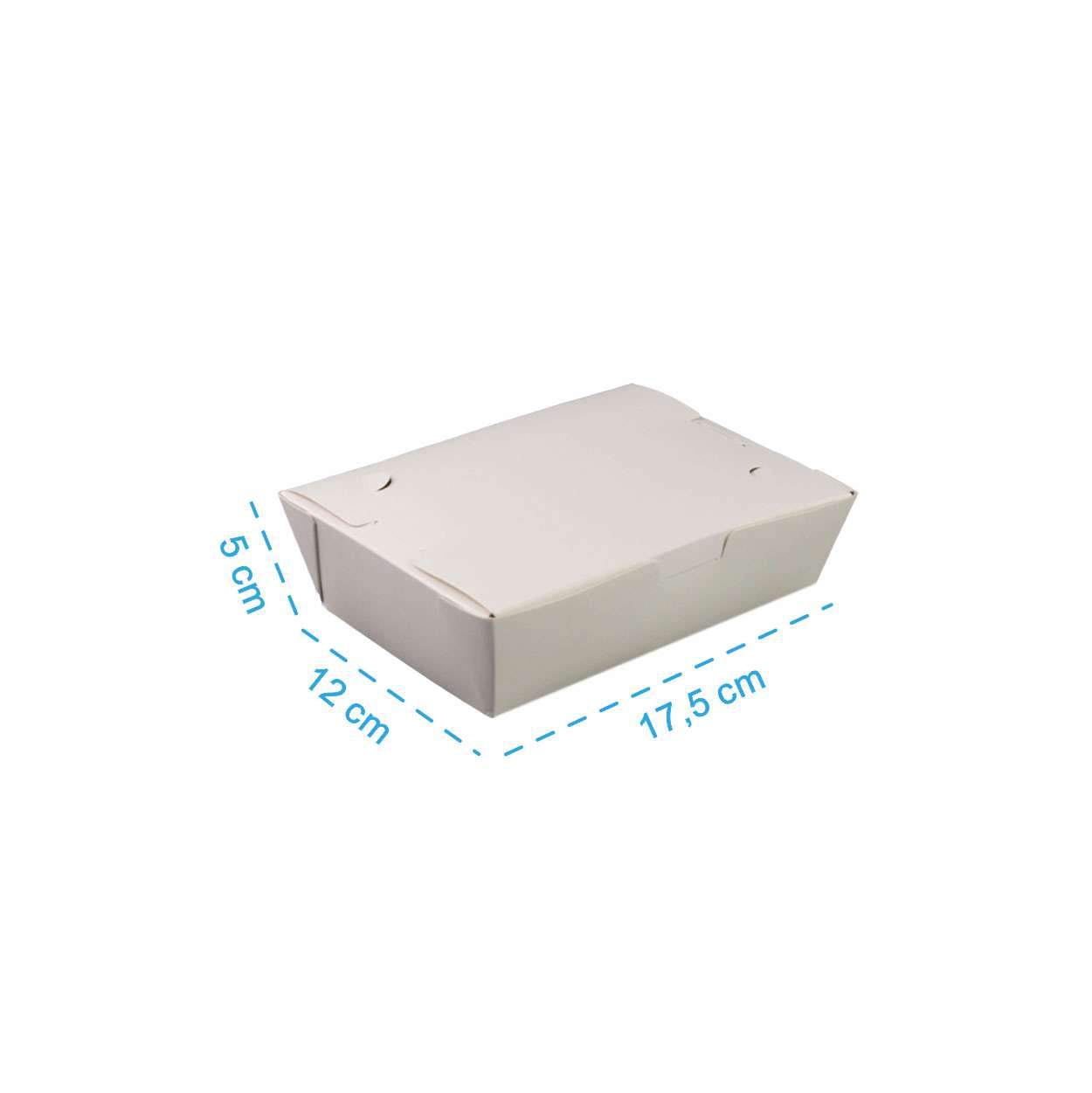 Box Refeição Automática White 1250ml - PCT 50un