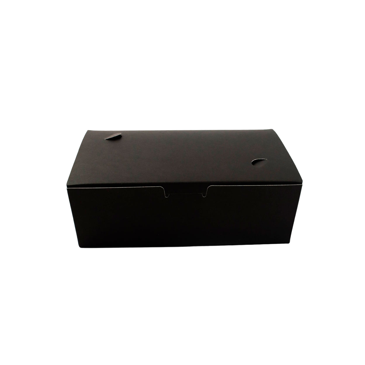 Box Antivazamento Refeição Black Fundo Prata 750ml - PCT 50un