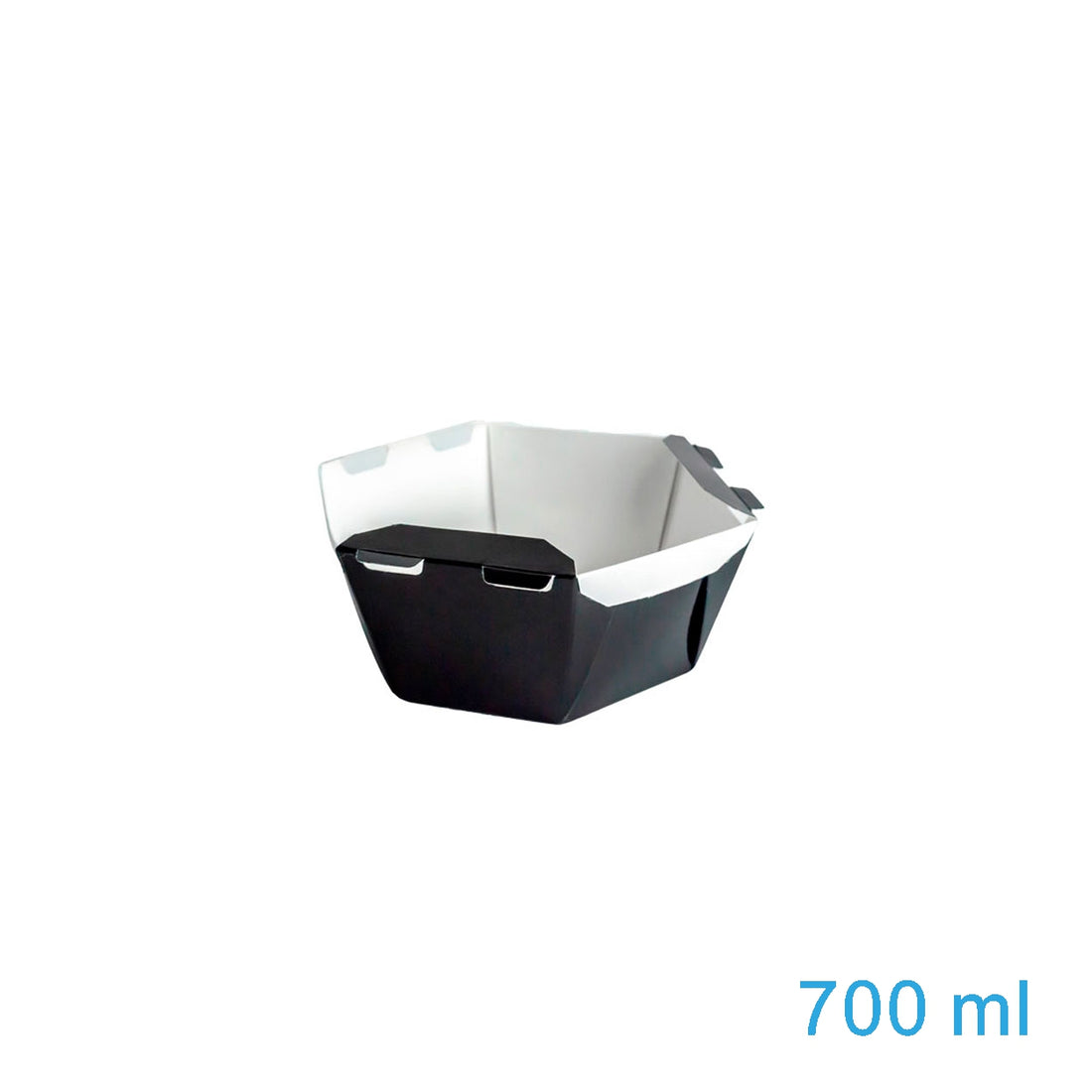 Caixa Para Poke Refeição Black 700ml - PCT 50un