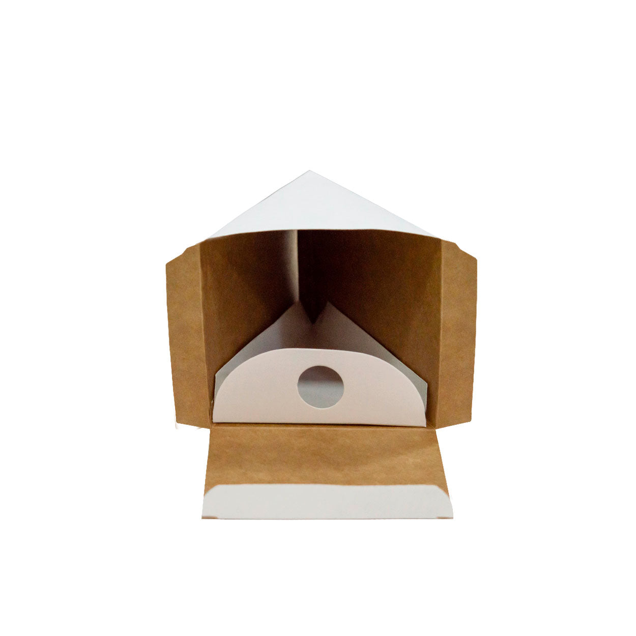 Embalagem Para Fatia de Torta Confeitaria White M - PCT 50un