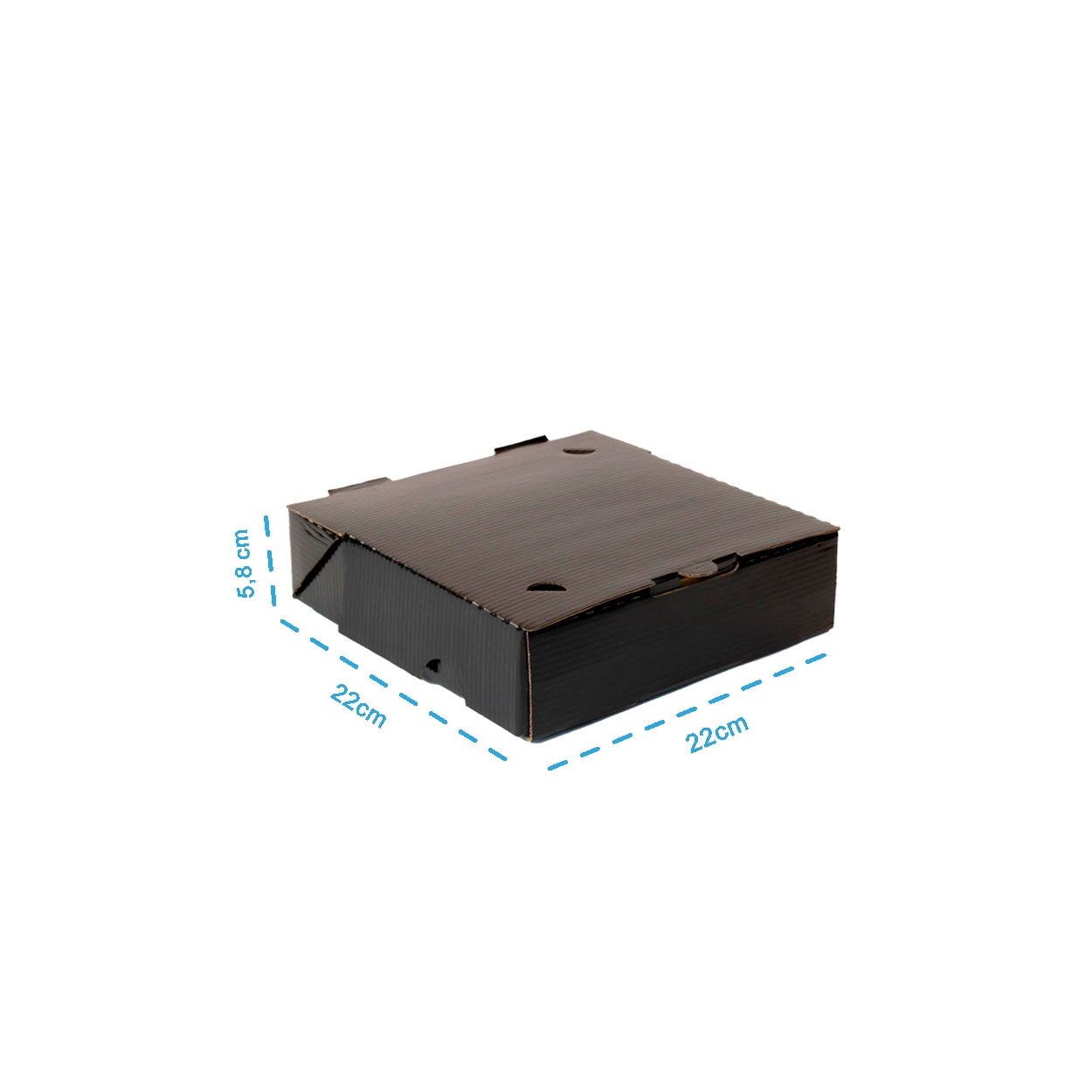 Caixa de Salgado e Esfiharia Contraplacada Black G - PCT 25un