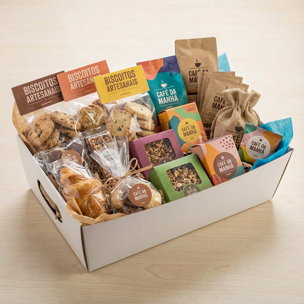 Cesta de Presente Branca G - PCT 10un