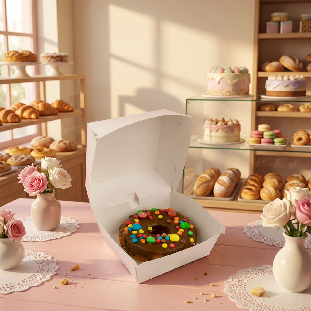 Caixa Multiuso Para Doces Confeitaria White P - PCT 50un