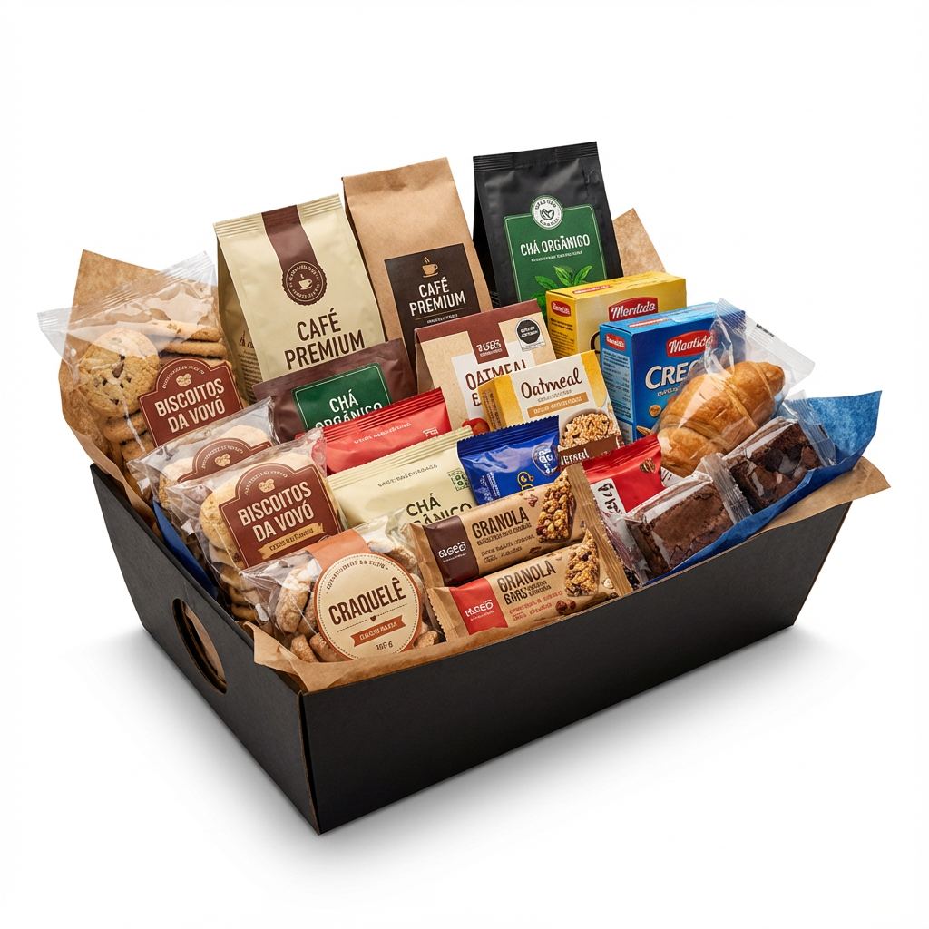 Cesta de Presente Preta G - PCT 10un