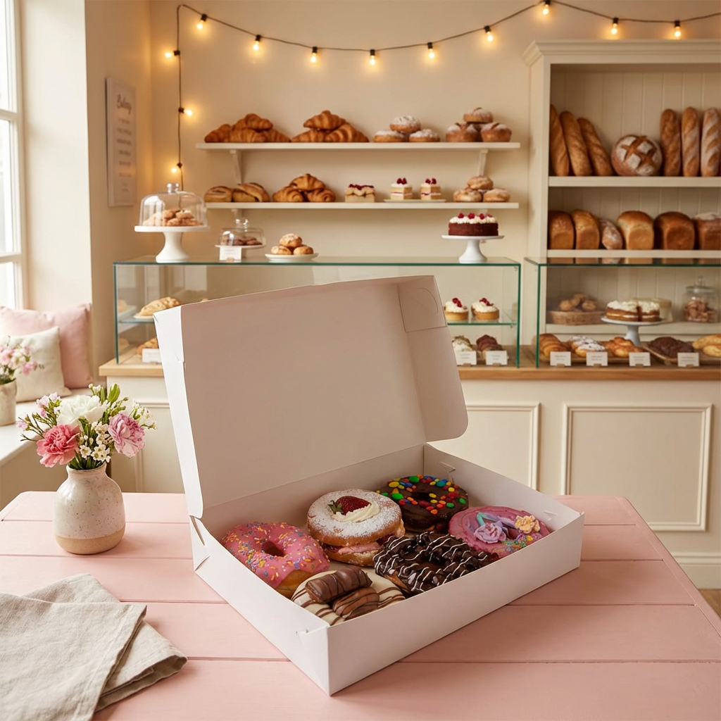 Caixa Multiuso Para Doces Confeitaria White GG - PCT 50un