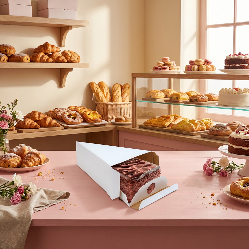 Embalagem Para Fatia de Torta Confeitaria White P - PCT 50un