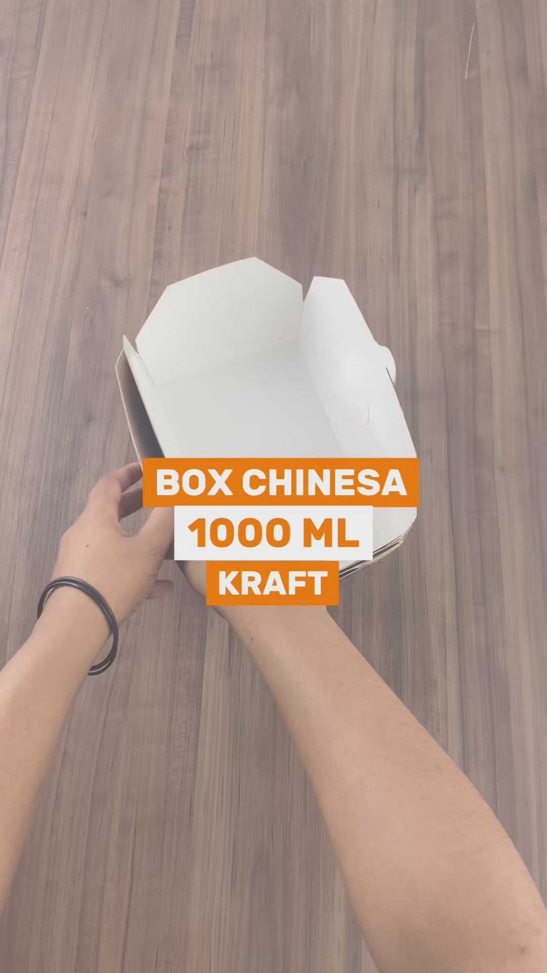 Box Chinesa Kraft 1000ml - PCT 50un