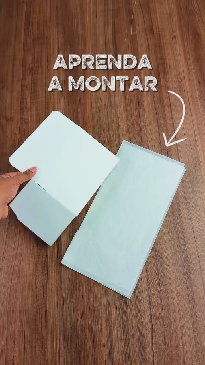 Coxinha Para Duas Coxinhas Branca + Papel Barreira - PCT 50un