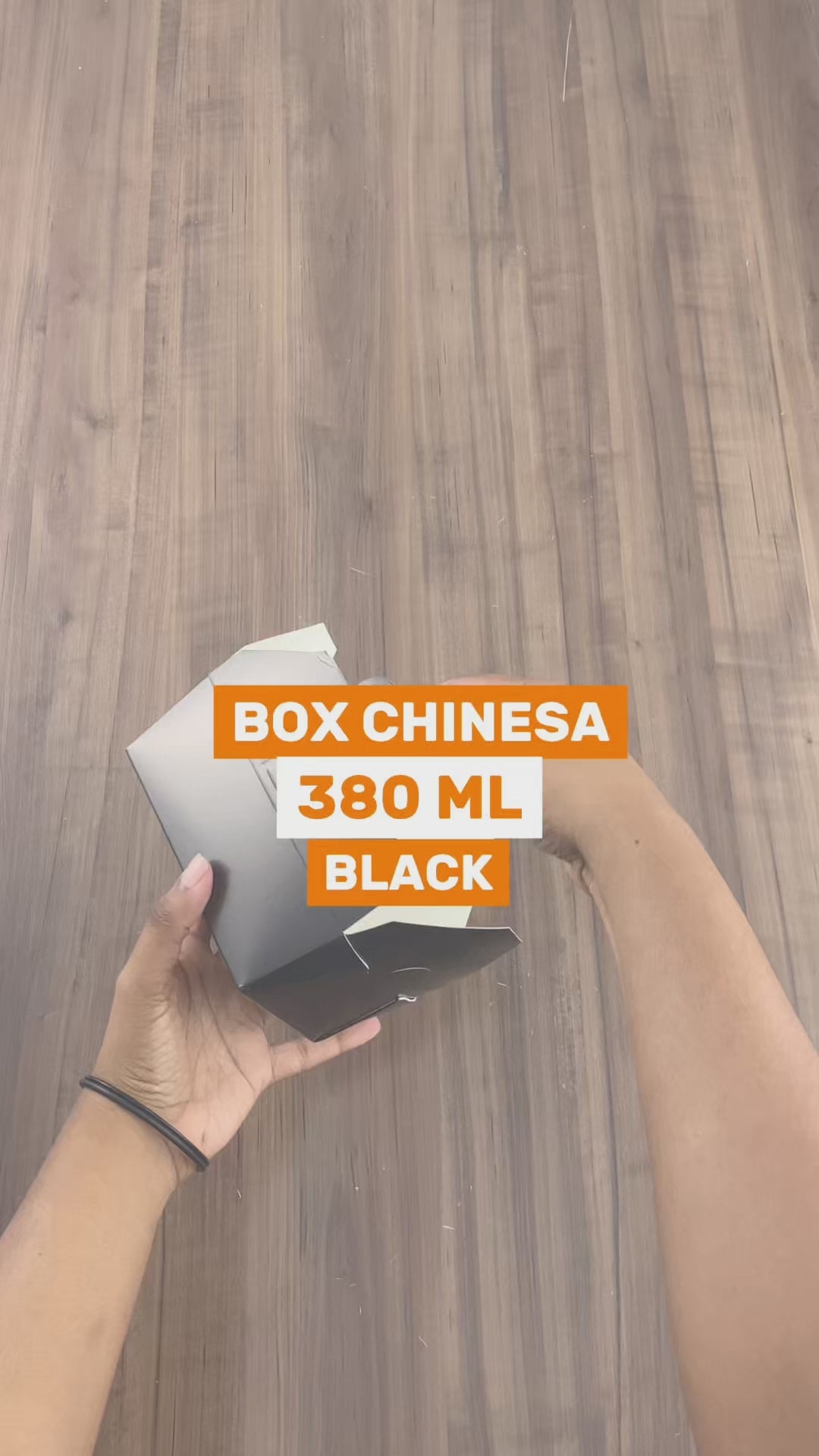 Box Chinesa Black 380ml - PCT 50un