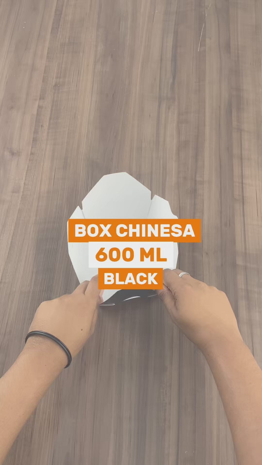 Box Chinesa Black 600ml - PCT 50un