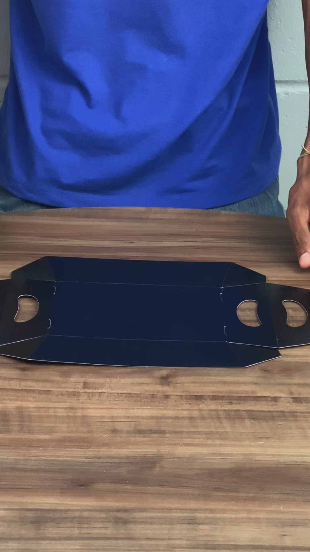 Barca de Batata Para Petisco e Porções Branca P