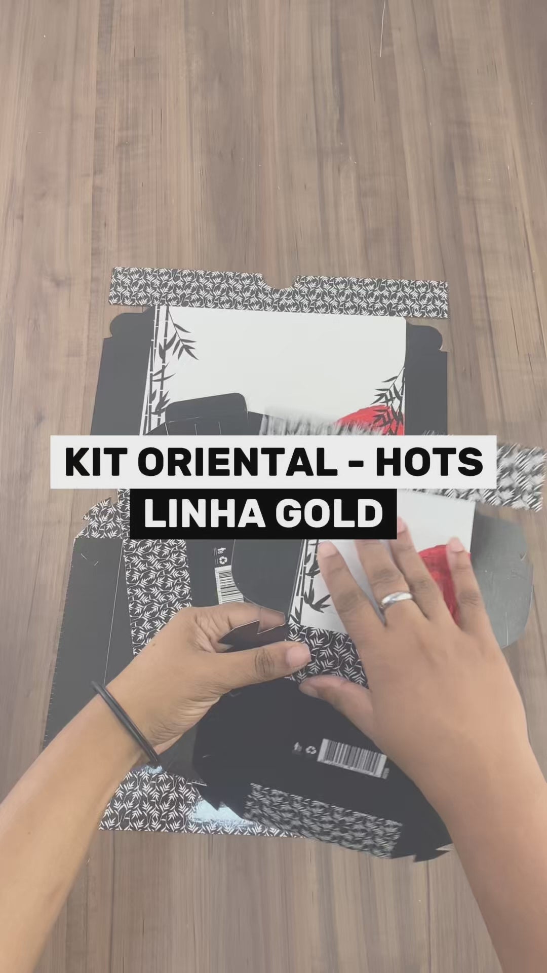 Kit Para Hots Oriental Tóquio Linha Gold - PCT 50un