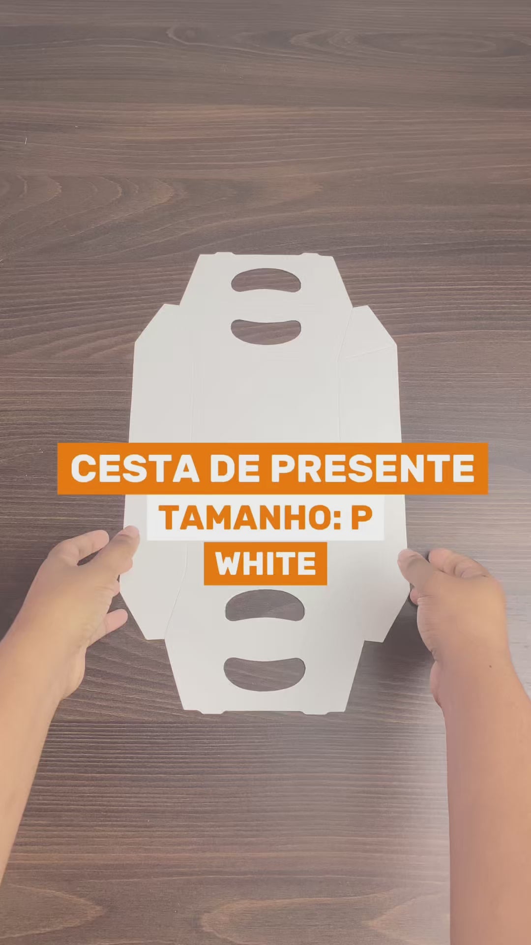 Cesta de Presente Branca P - PCT 10un
