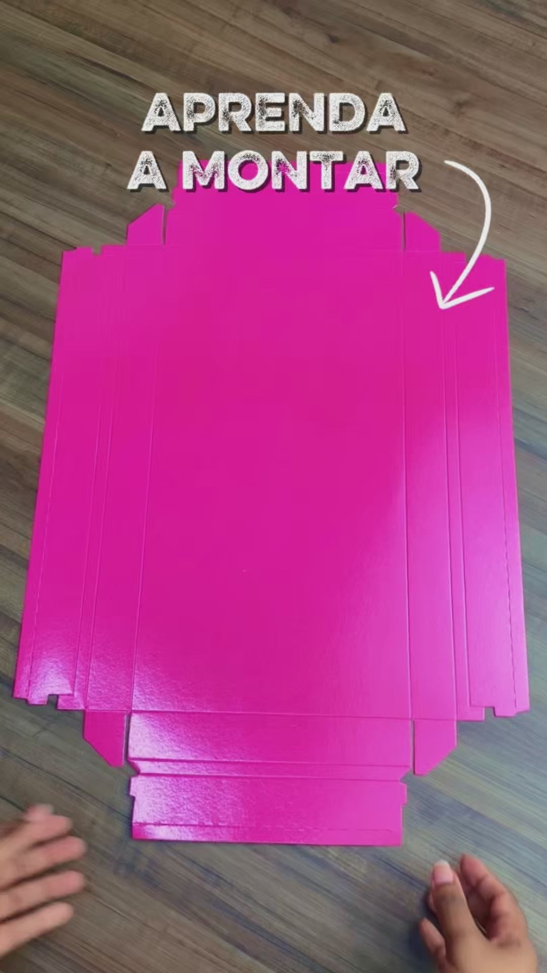 Caixa Para 50 Docinhos Base Rosa C/ Berço Confeitaria Joy - PCT 10un