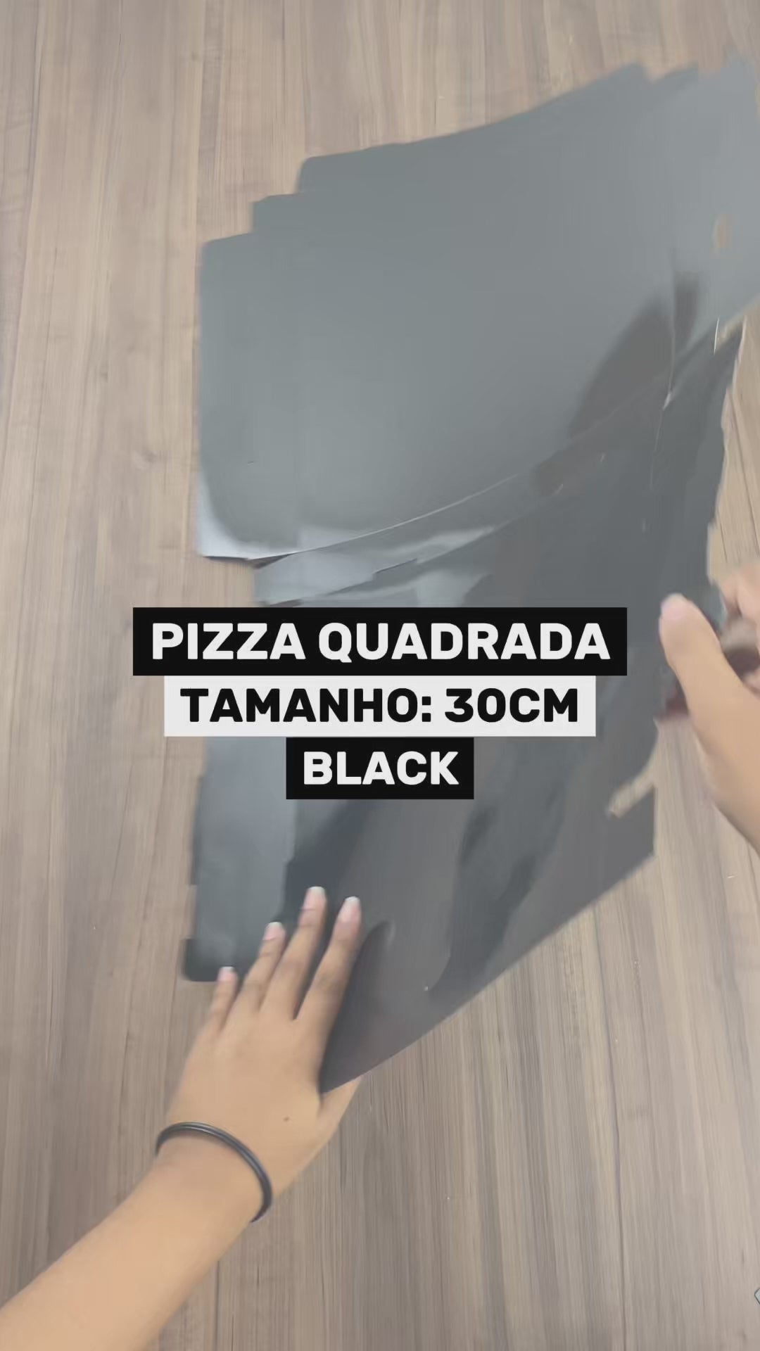 Kit Delivery Pizzaria Black - PCT 50un