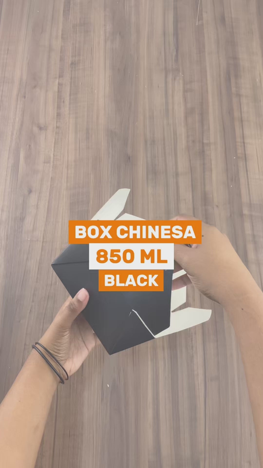 Box Chinesa Black 850ml - PCT 50un