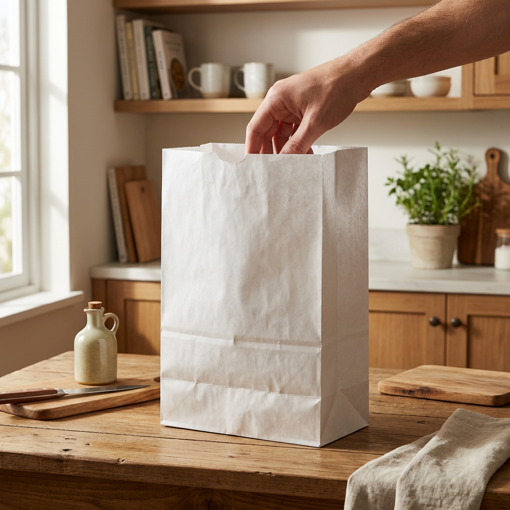 Saco Delivery White M - PCT 50un