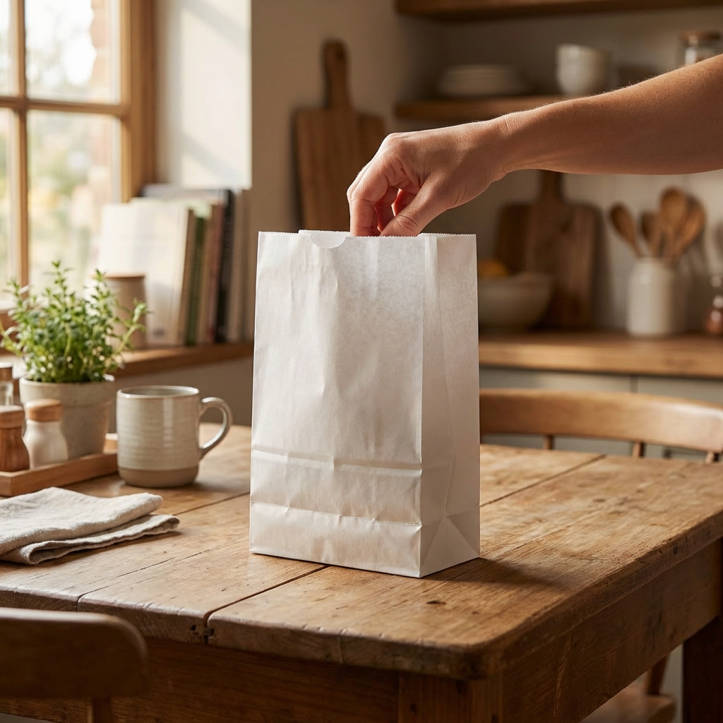 Saco Delivery White P - PCT 50un